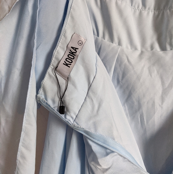 Ruffle Tie-back Dress - Kooka - Puff Sleeves - Picture 10 of 11